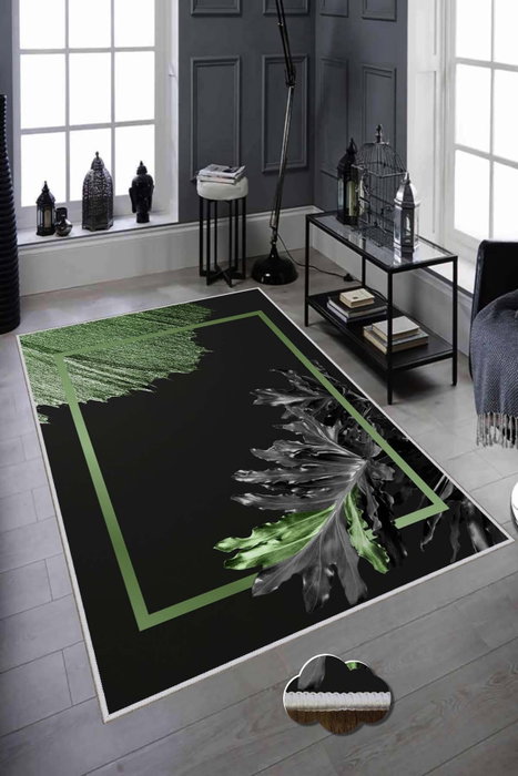 Conceptum Alfombra de Poliéster con Diseño 3D Multicolor 50 x 80 cm